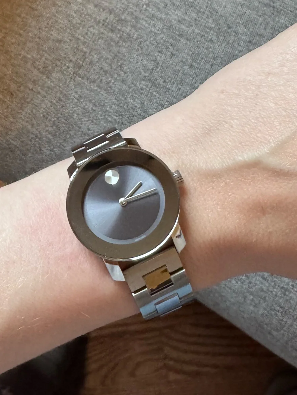 Movado Bold Stainless Steel Watch
